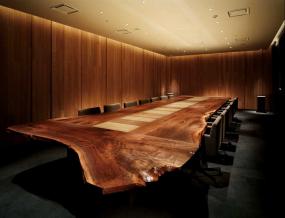 简约风会议室3d模型塑钢板吊顶装修效果图片