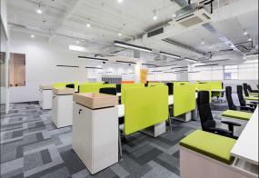 个性办公室简约吊灯装修效果图片