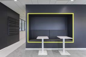 办公室走道墙面设计装修效果图片