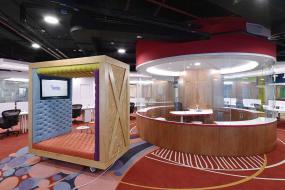 公司会议室红色地毯贴图设计图片