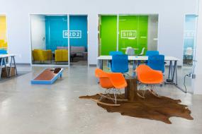 上海办公室墙砖墙面装修效果图片