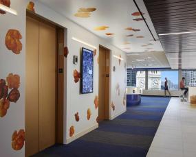 大会议室艺术背景墙装修效果图