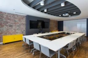 写字楼会议室会议桌装修效果图片