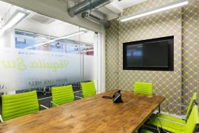 美式会议室办公椅子装修图