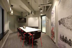 会议室室内隔断门设计效果图