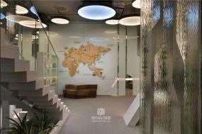 现代办公室室内背景墙设计效果图大全