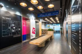 写字楼办公室走廊装修设计图