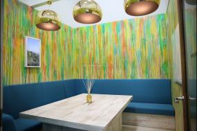 60平米装修办公会议室效果图