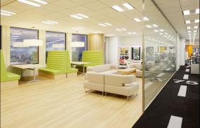 普通办公室室内吊顶设计装修样板间