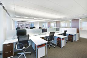 现代办公室设计集成吊顶装修效果图