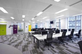 高层写字楼美式吊顶装修设计效果图