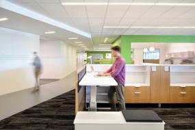 办公室装修天花吊顶设计效果图片大全2018