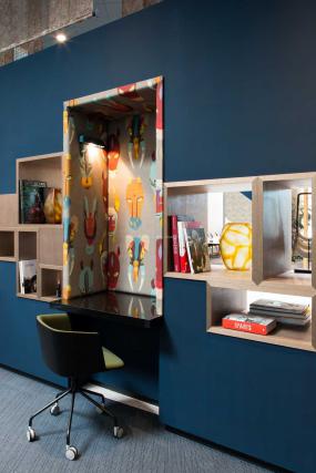 2018写字楼室内靠背椅装修设计效果图片