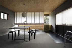 大型写字楼办公桌椅摆放效果图片