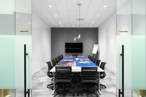 时尚会议室室内吊顶装修效果图