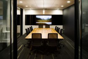 时尚会议室吊顶设计装修效果图片