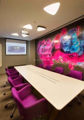 2018经典会议室吊顶造型装修效果图