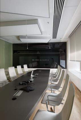 精品酒店小型会议室布置装修效果图片