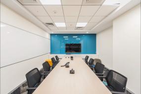 复古欧式风格会议室背景墙效果图