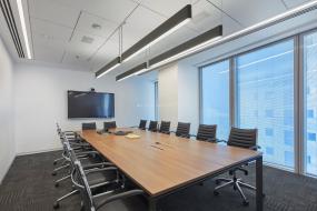 2018大型会议室背景墙效果图片