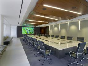 会议室装修现代办公室设计效果图