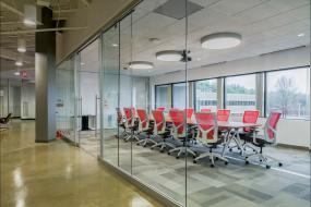 快捷酒店小型会议室装修设计效果图