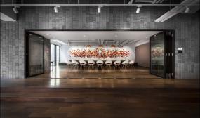 现代时尚会议室装修设计效果图