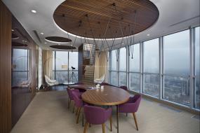 小型会议室墙面装饰装修效果图片