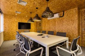 办公会议室隐形纱窗装修效果图片