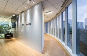 现代写字楼木地板装修方案