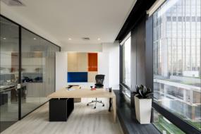 现代设计老总办公室装饰图片