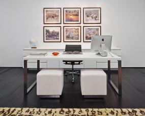 最新现代时尚老总办公室效果图