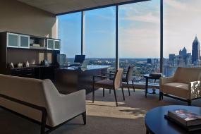 领导办公室组合柜子装修效果图