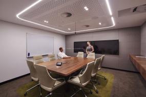 办公会议室电视机装修效果图片
