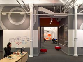 时尚简约风格办公室门面装修图欣赏