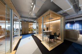 普通办公室简约风格装修图