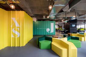 混搭风格办公室室内装修案例图片