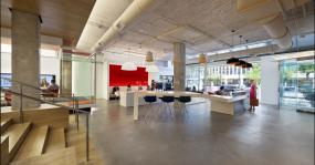 小型企业办公室室内装修效果图