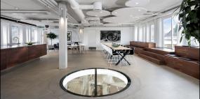 高层写字楼长方形办公室装修设计图片