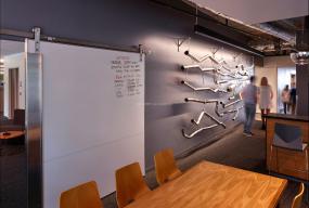 办公室简约吊顶装修效果图