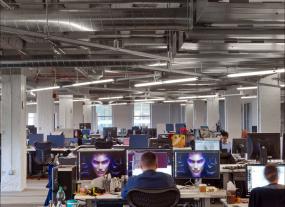 办公室现代复古装修效果图大全