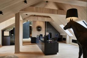 简约公司前台背景形象墙效果图