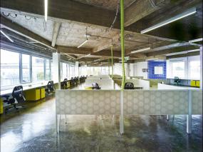 1400平办公室装修实景图