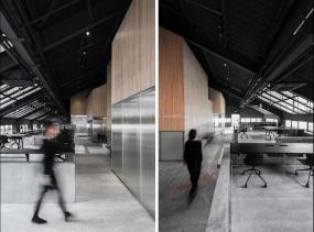 1400平的办公室效果图