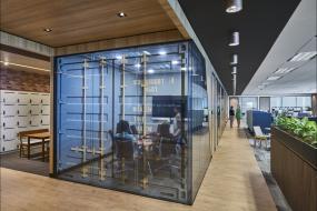 办公隔断门设计