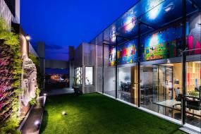 办公室隔断门装修效果图大全