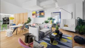 外国公司办公室装修实景图图片