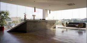 办公楼大厅前台装修