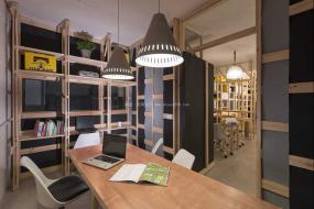 贸易公司办公室装修实景图图片