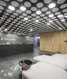 贸易公司办公室装饰设计室内效果图